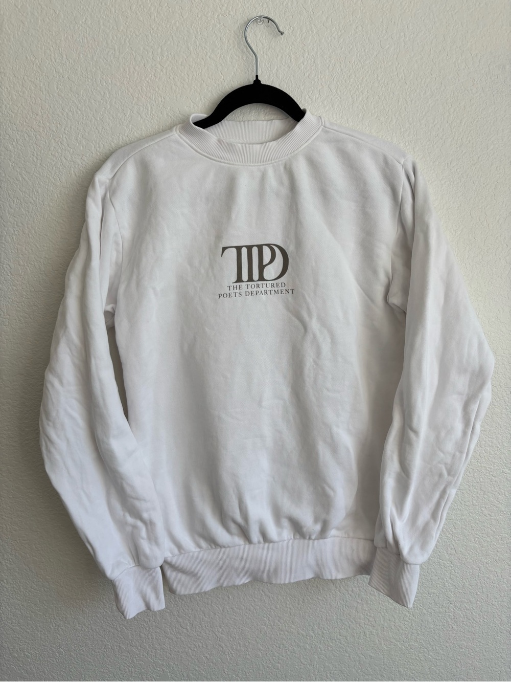 Taylor Swift They Forgot To Get Me Crew Neck Sweater - White